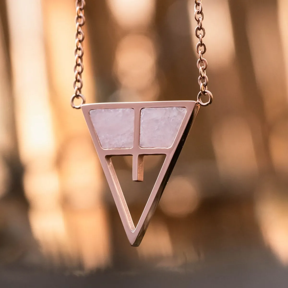 Holzkern Halsketten|Schmuck^Chiaroscuro Halskette