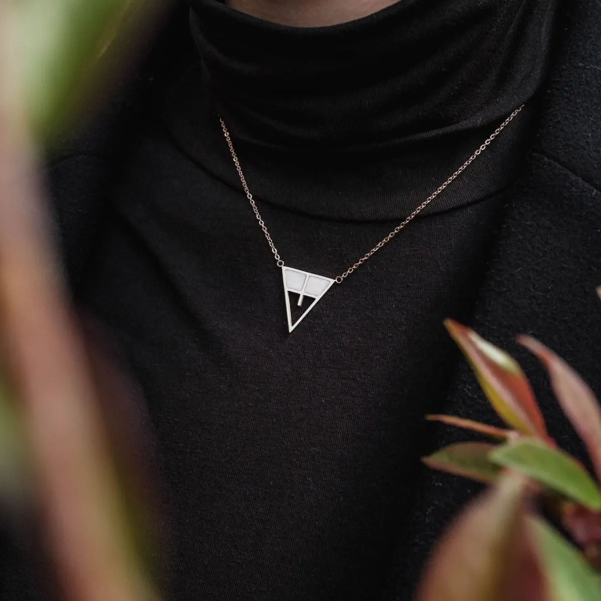 Holzkern Halsketten|Schmuck^Chiaroscuro Halskette