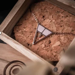 Holzkern Halsketten|Schmuck^Chiaroscuro Halskette