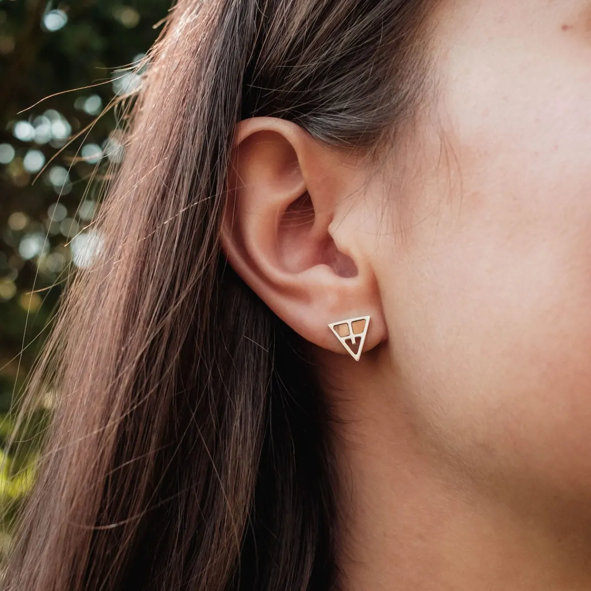 Holzkern Ohrringe|Schmuck^Chiaroscuro Ohrringe