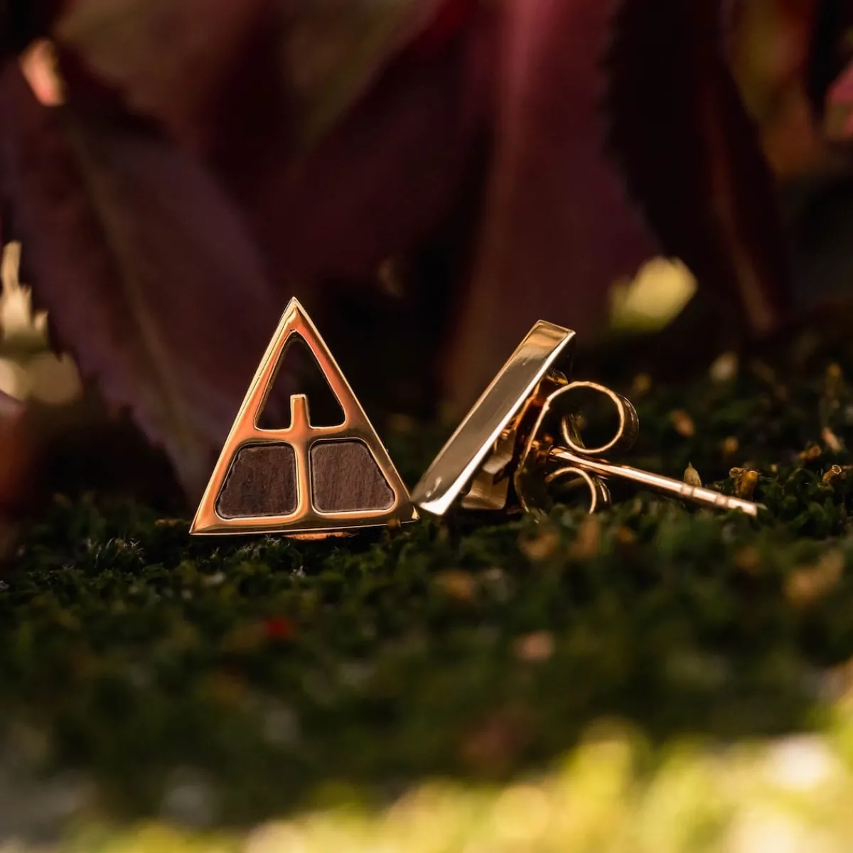 Holzkern Ohrringe|Schmuck^Chiaroscuro Ohrringe