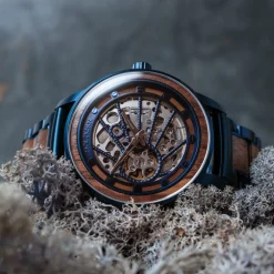 Holzkern Uhren^Cobalt
