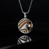 Holzkern Halsketten|Schmuck^Command Halskette