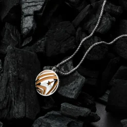 Holzkern Halsketten|Schmuck^Command Halskette
