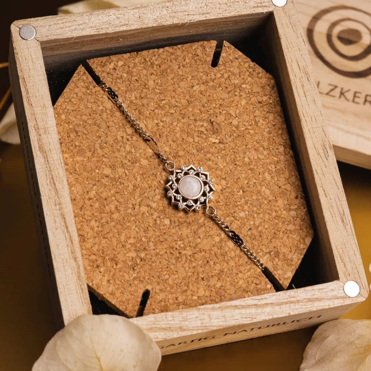 Holzkern Armbänder|Schmuck^Composition Gem Armband