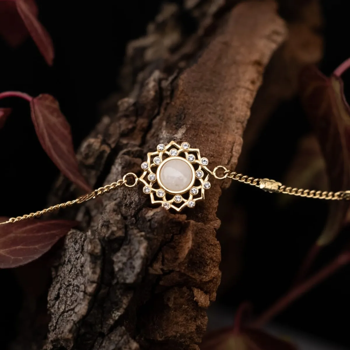 Holzkern Armbänder|Schmuck^Composition Gem Armband
