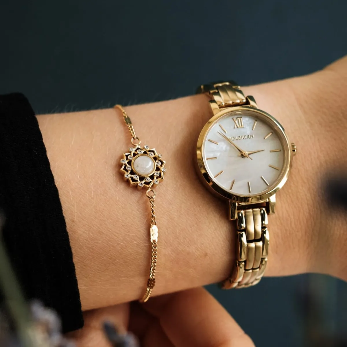 Holzkern Armbänder|Schmuck^Composition Gem Armband