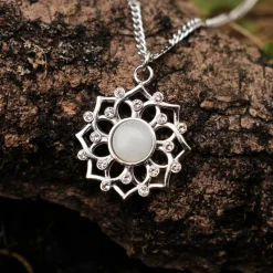 Holzkern Halsketten|Schmuck^Composition Gem Halskette