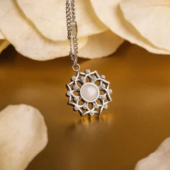 Holzkern Halsketten|Schmuck^Composition Gem Halskette