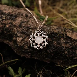 Holzkern Halsketten|Schmuck^Composition Gem Halskette