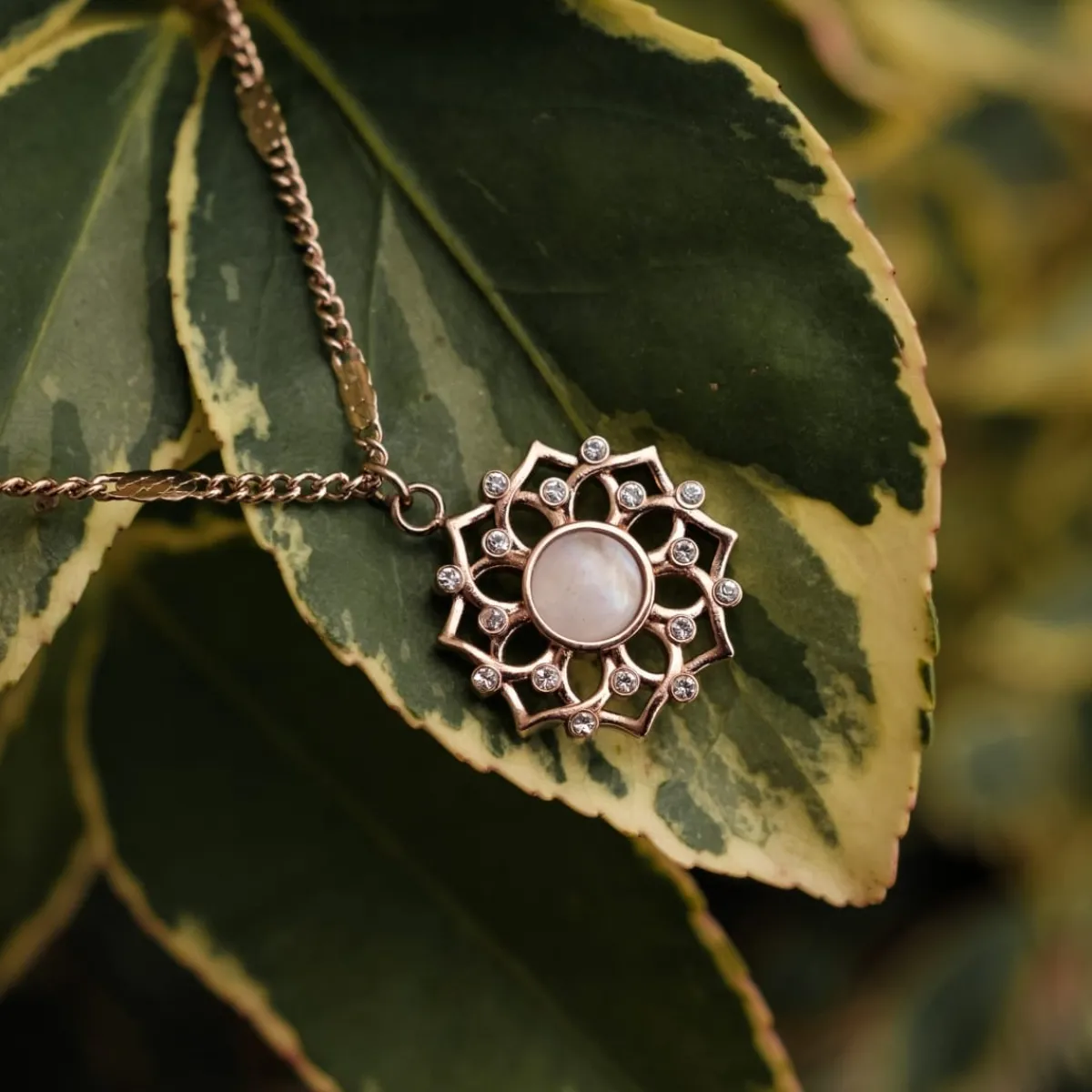 Holzkern Halsketten|Schmuck^Composition Gem Halskette