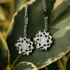Holzkern Ohrringe|Schmuck^Composition Gem Ohrringe