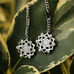 Holzkern Ohrringe|Schmuck^Composition Gem Ohrringe