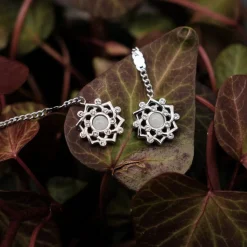 Holzkern Ohrringe|Schmuck^Composition Gem Ohrringe