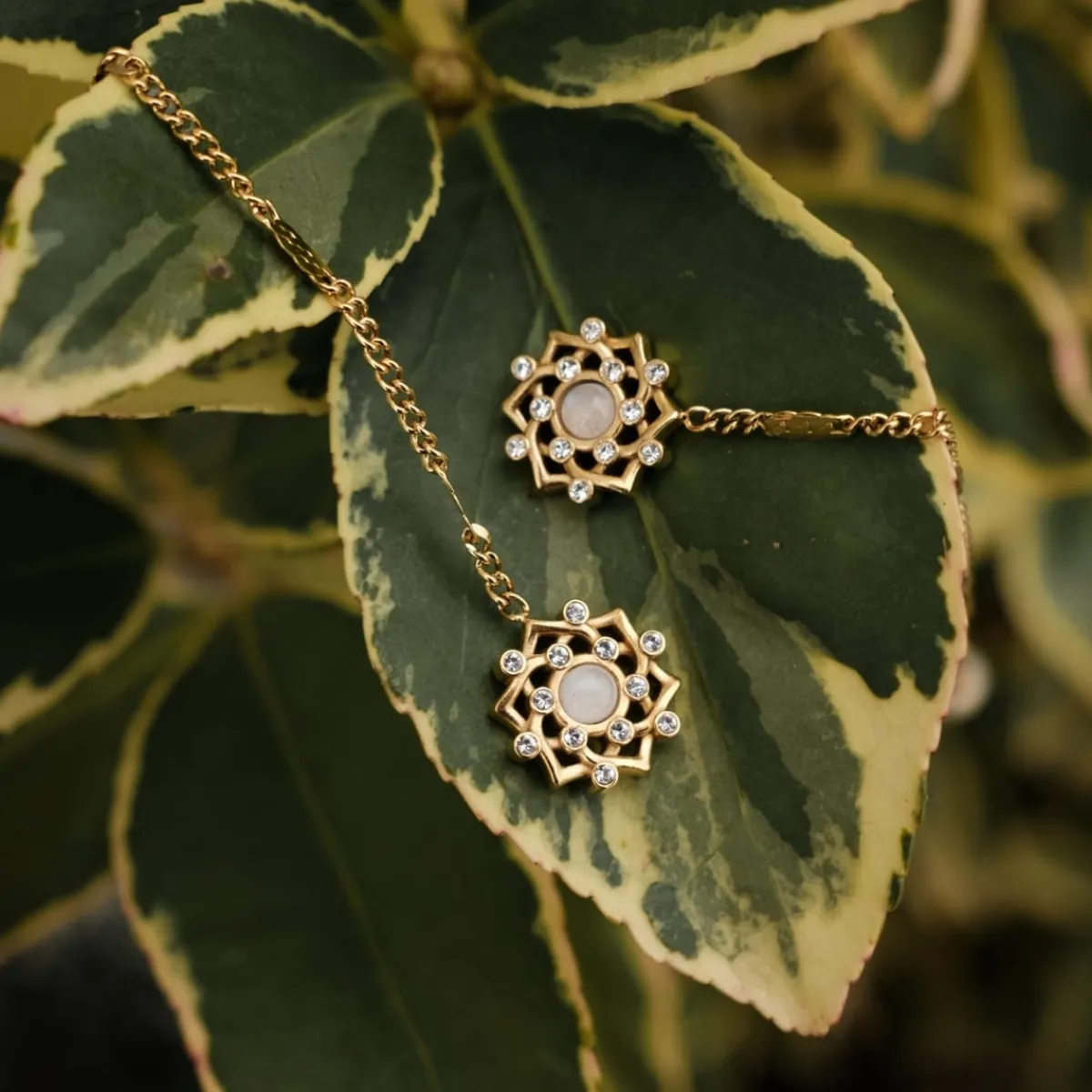 Holzkern Ohrringe|Schmuck^Composition Gem Ohrringe