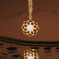 Holzkern Halsketten|Schmuck^Composition Halskette