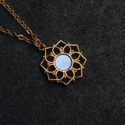 Holzkern Halsketten|Schmuck^Composition Halskette