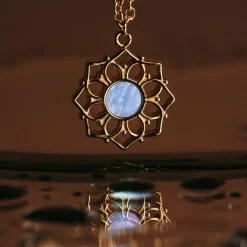 Holzkern Halsketten|Schmuck^Composition Halskette