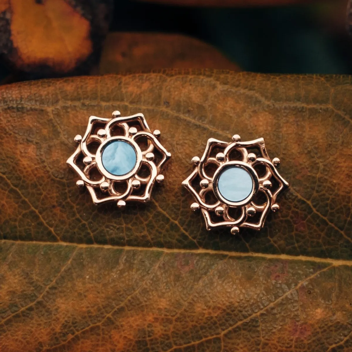 Holzkern Ohrringe|Schmuck^Composition Ohrringe