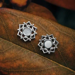 Holzkern Ohrringe|Schmuck^Composition Ohrringe