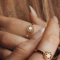 Holzkern Ringe|Schmuck^Composition Ring