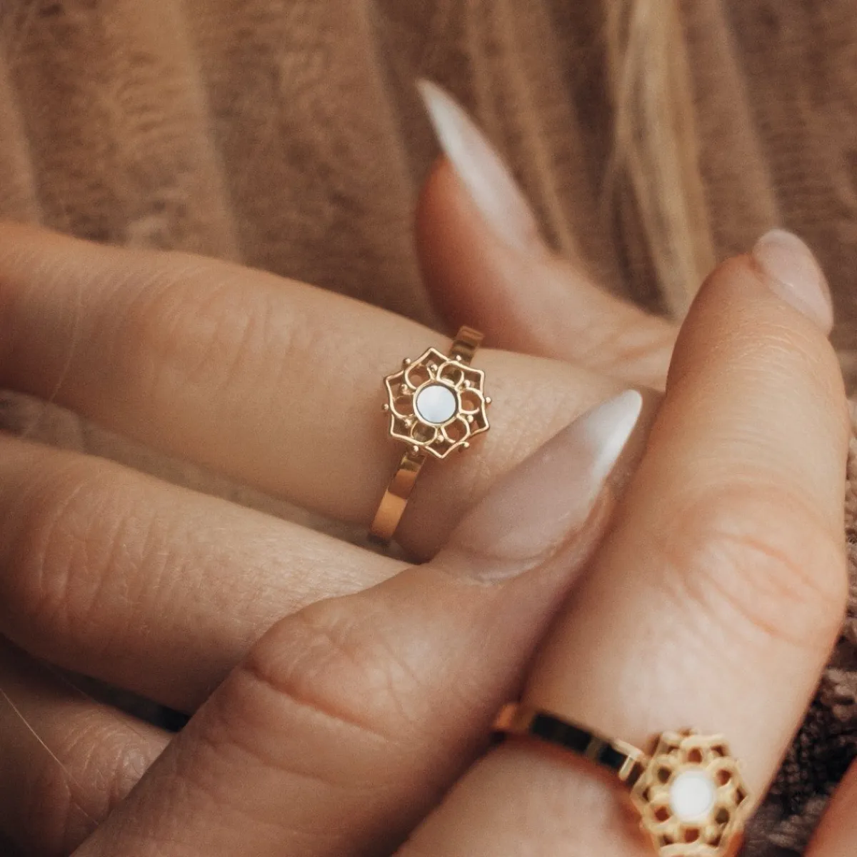 Holzkern Ringe|Schmuck^Composition Ring