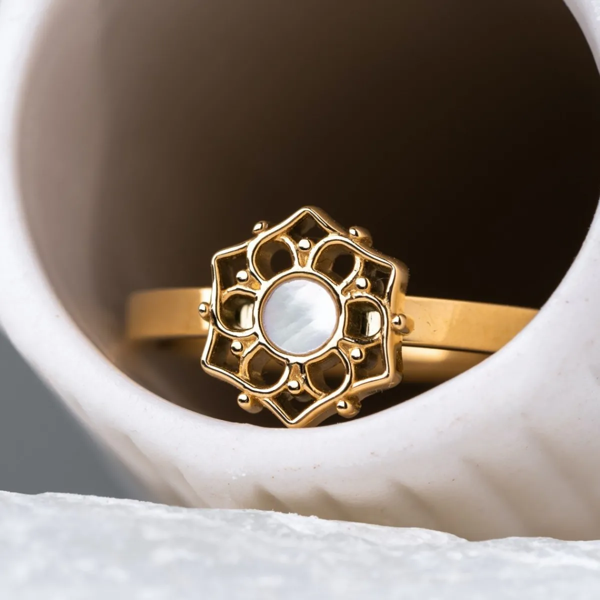 Holzkern Ringe|Schmuck^Composition Ring