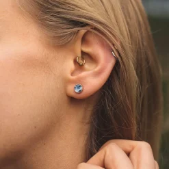 Holzkern Ohrringe|Schmuck^Concentric Ohrringe