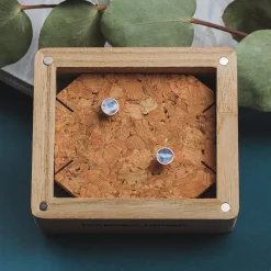 Holzkern Ohrringe|Schmuck^Concentric Ohrringe