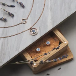 Holzkern Ohrringe|Schmuck^Concentric Ohrringe