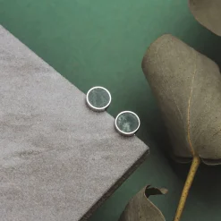 Holzkern Ohrringe|Schmuck^Concentric Ohrringe