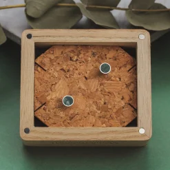 Holzkern Ohrringe|Schmuck^Concentric Ohrringe