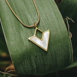 Holzkern Halsketten|Schmuck^Conceptual Halskette