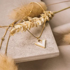 Holzkern Halsketten|Schmuck^Conceptual Halskette