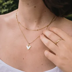 Holzkern Halsketten|Schmuck^Conceptual Halskette