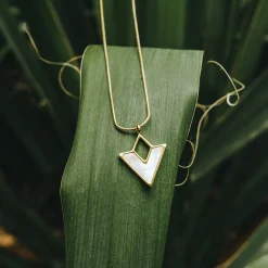 Holzkern Halsketten|Schmuck^Conceptual Halskette