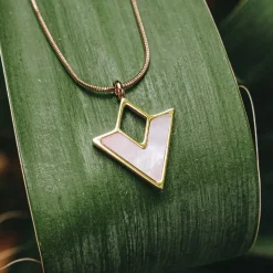 Holzkern Halsketten|Schmuck^Conceptual Halskette