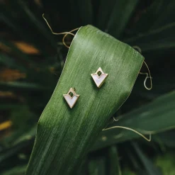 Holzkern Ohrringe|Schmuck^Conceptual Ohrringe