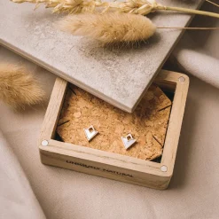 Holzkern Ohrringe|Schmuck^Conceptual Ohrringe