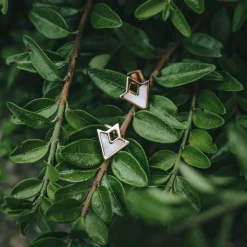 Holzkern Ohrringe|Schmuck^Conceptual Ohrringe