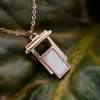 Holzkern Halsketten|Schmuck^Contour Halskette