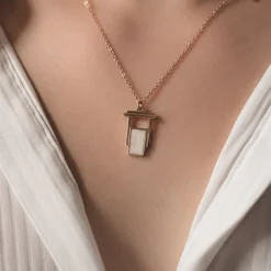 Holzkern Halsketten|Schmuck^Contour Halskette