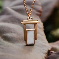 Holzkern Halsketten|Schmuck^Contour Halskette