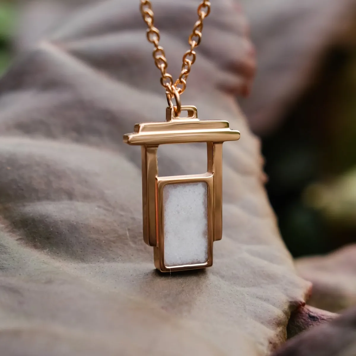 Holzkern Halsketten|Schmuck^Contour Halskette