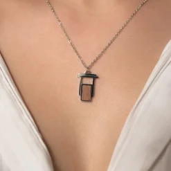 Holzkern Halsketten|Schmuck^Contour Halskette