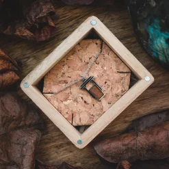 Holzkern Halsketten|Schmuck^Contour Halskette