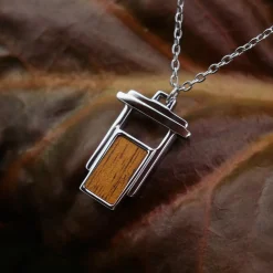 Holzkern Halsketten|Schmuck^Contour Halskette