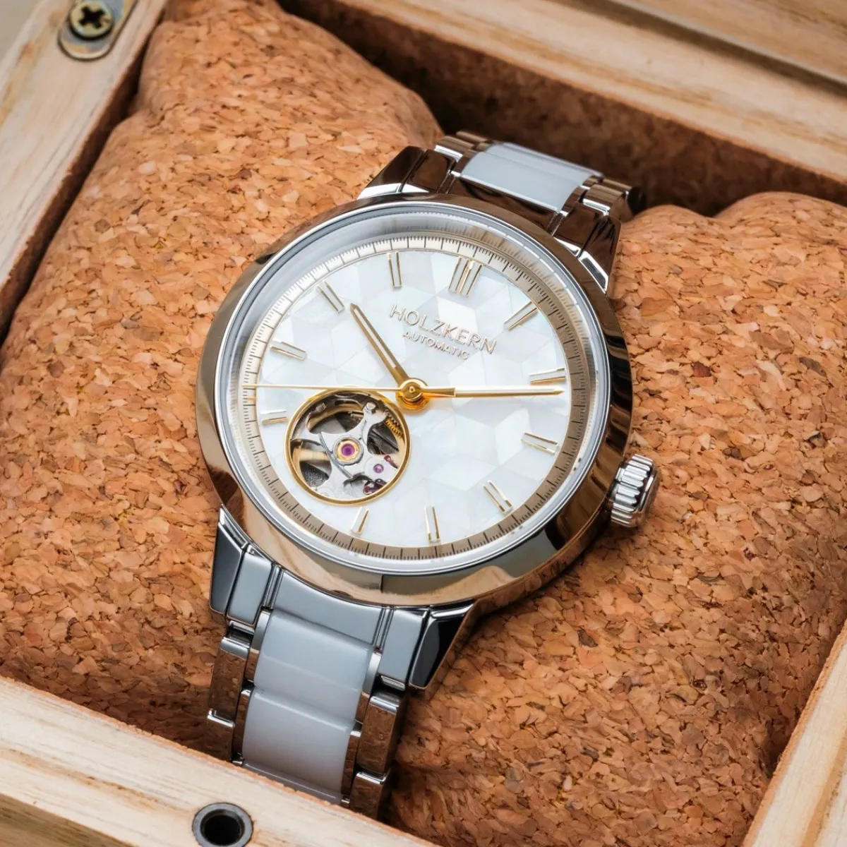 Holzkern Uhren^Cristals