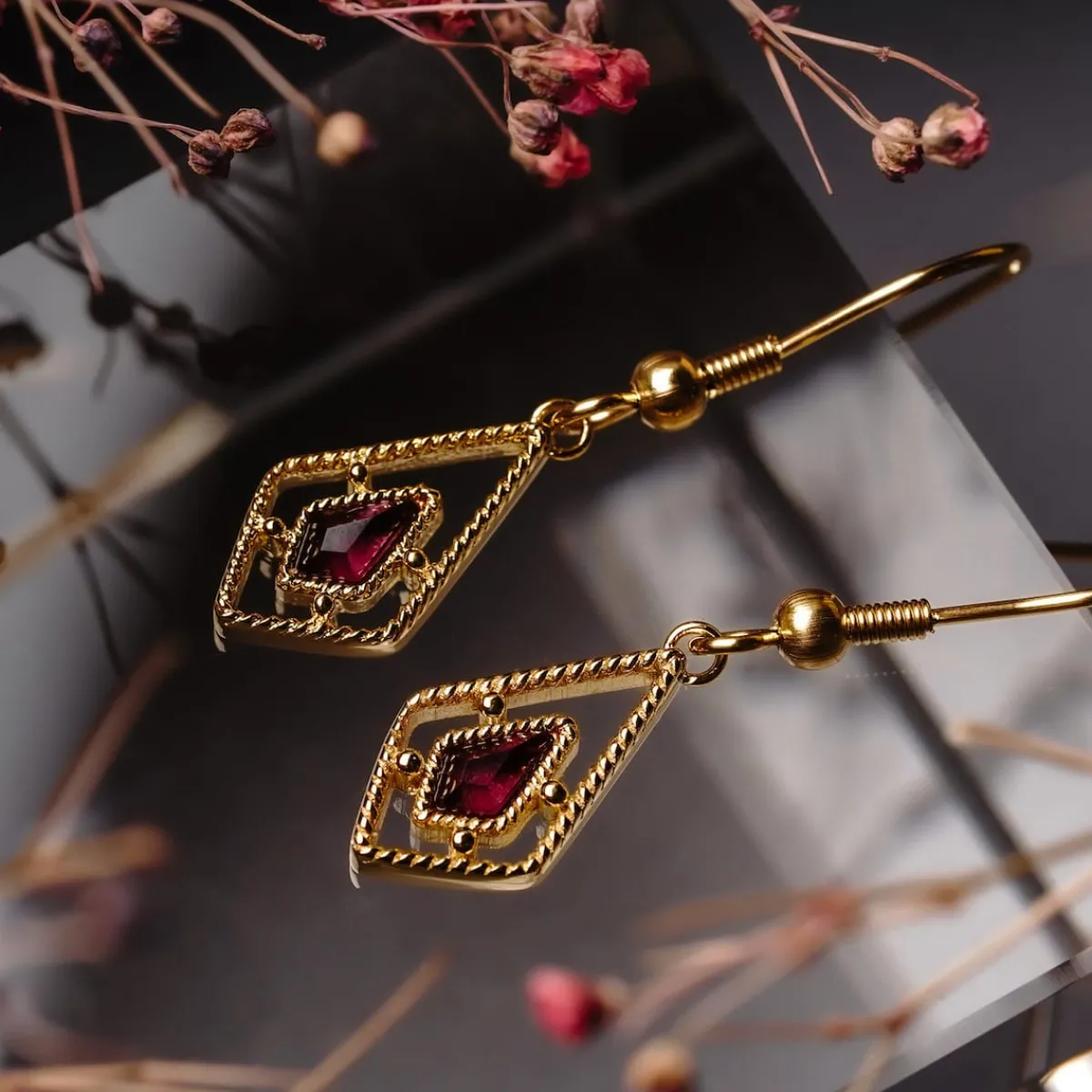 Holzkern Ohrringe|Schmuck^Daydreamer Ohrringe