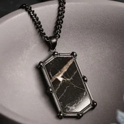 Holzkern Halsketten|Schmuck^Decimal Halskette